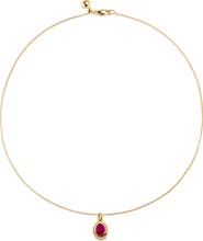Monica Vinader Birthstone Locket Necklace