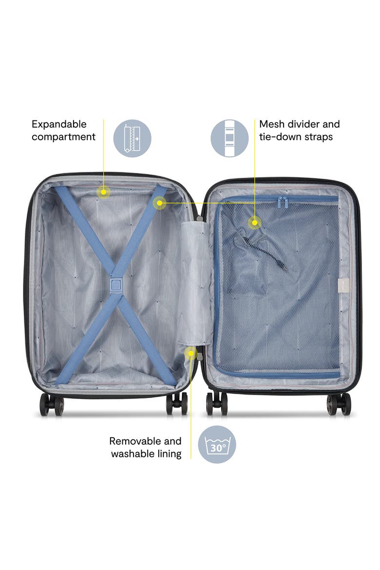 Cruise 3.0 Hardside Expandable 20" Carry On Spinner Luggage, Alternate, color, Deep Sea Navy