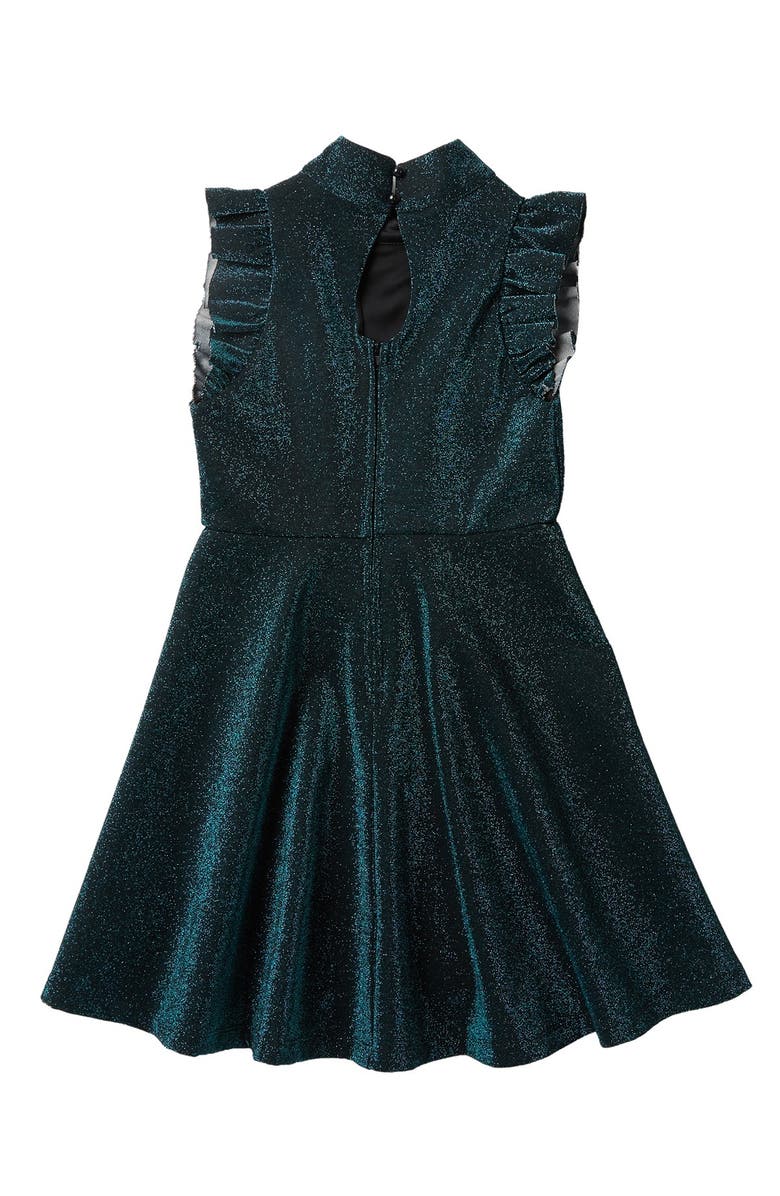 Ava & Yelly Kids' Glitter Skater Dress, Alternate, color, 