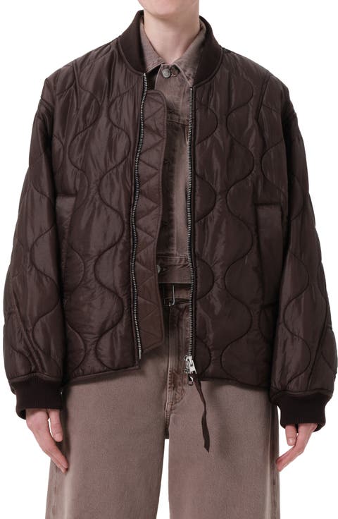 Isla Onion Quilted Bomber Jacket