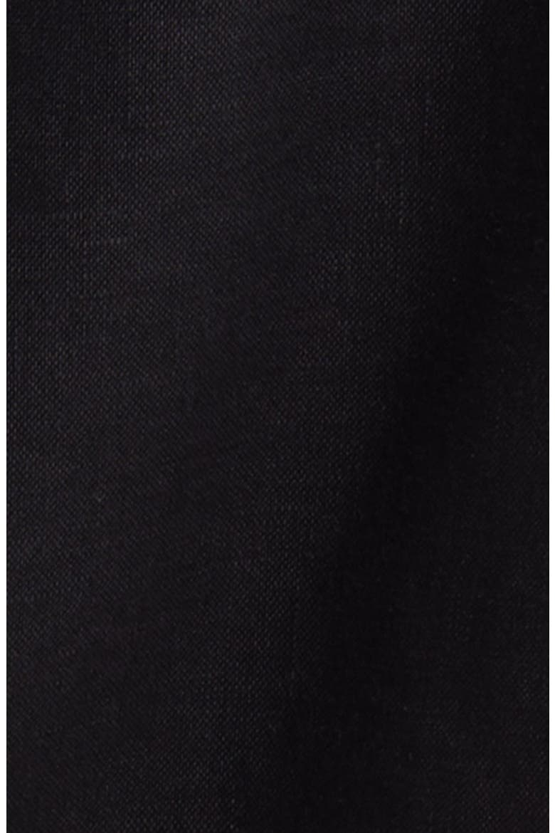 Two Palms Linen Utility Jacket, Alternate, color, BLACK