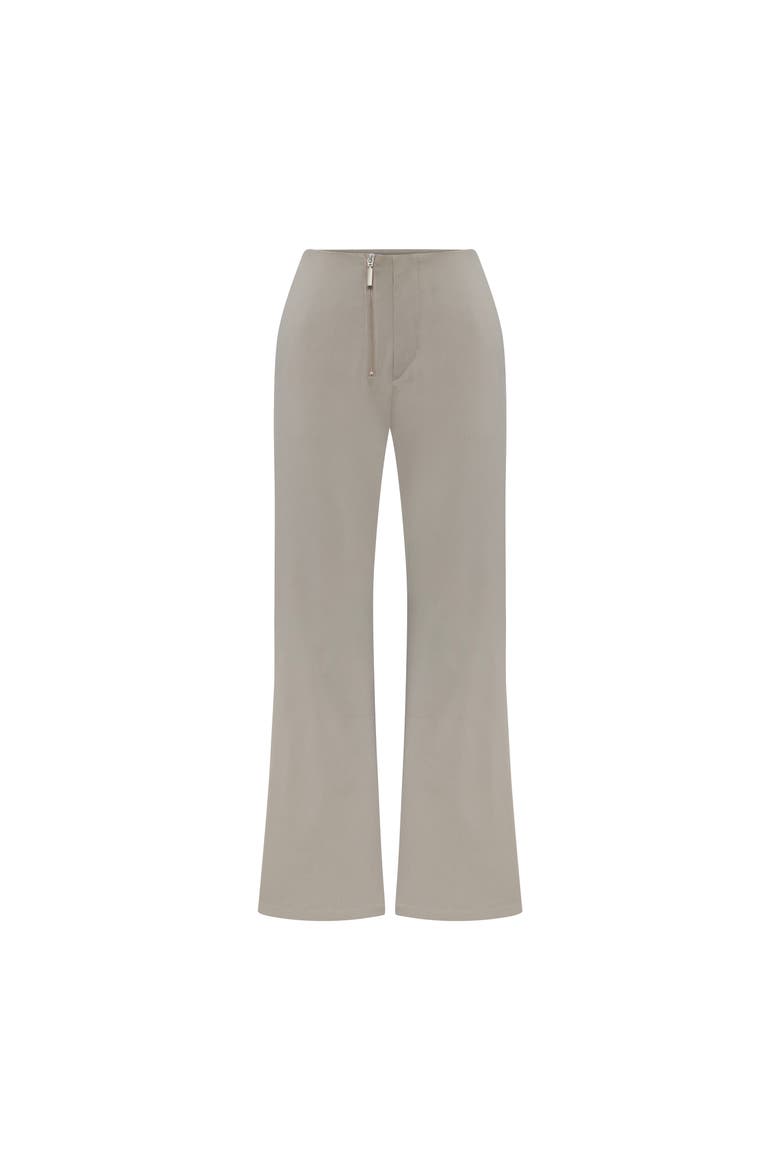 Cotton Woven Regular Fit Flare Pant, Main, color, beige