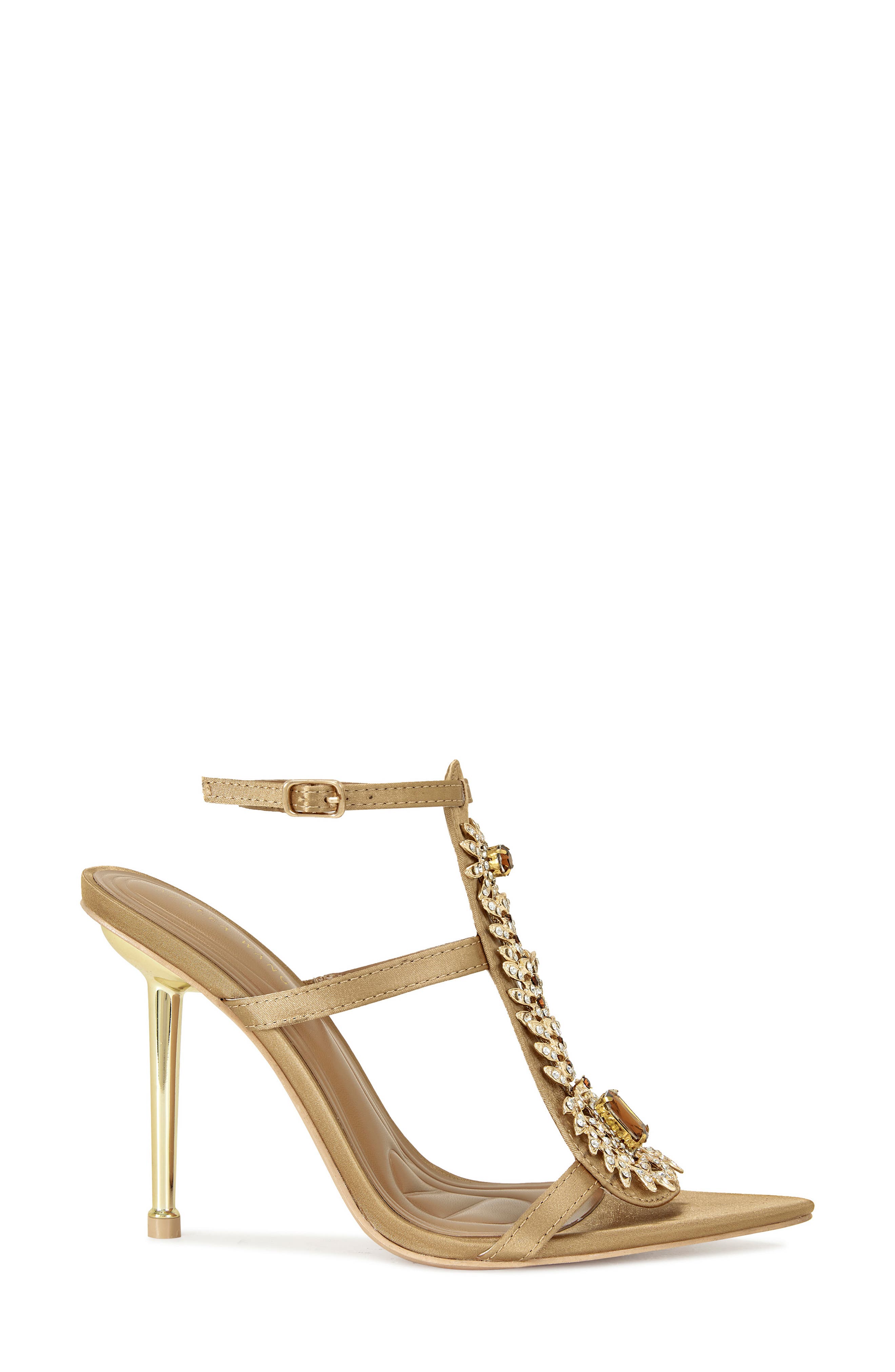 AZALEA WANG Wyatt Ankle Strap Sandal, Alternate, color, Brown