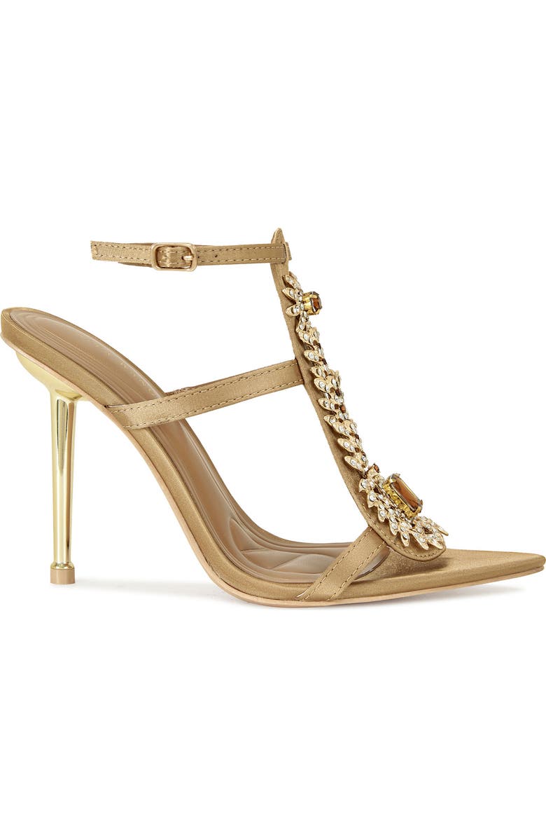 AZALEA WANG Wyatt Ankle Strap Sandal, Alternate, color, Brown