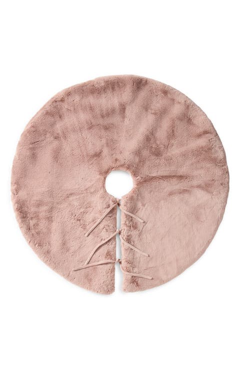 Faux Fur Christmas Tree Skirt