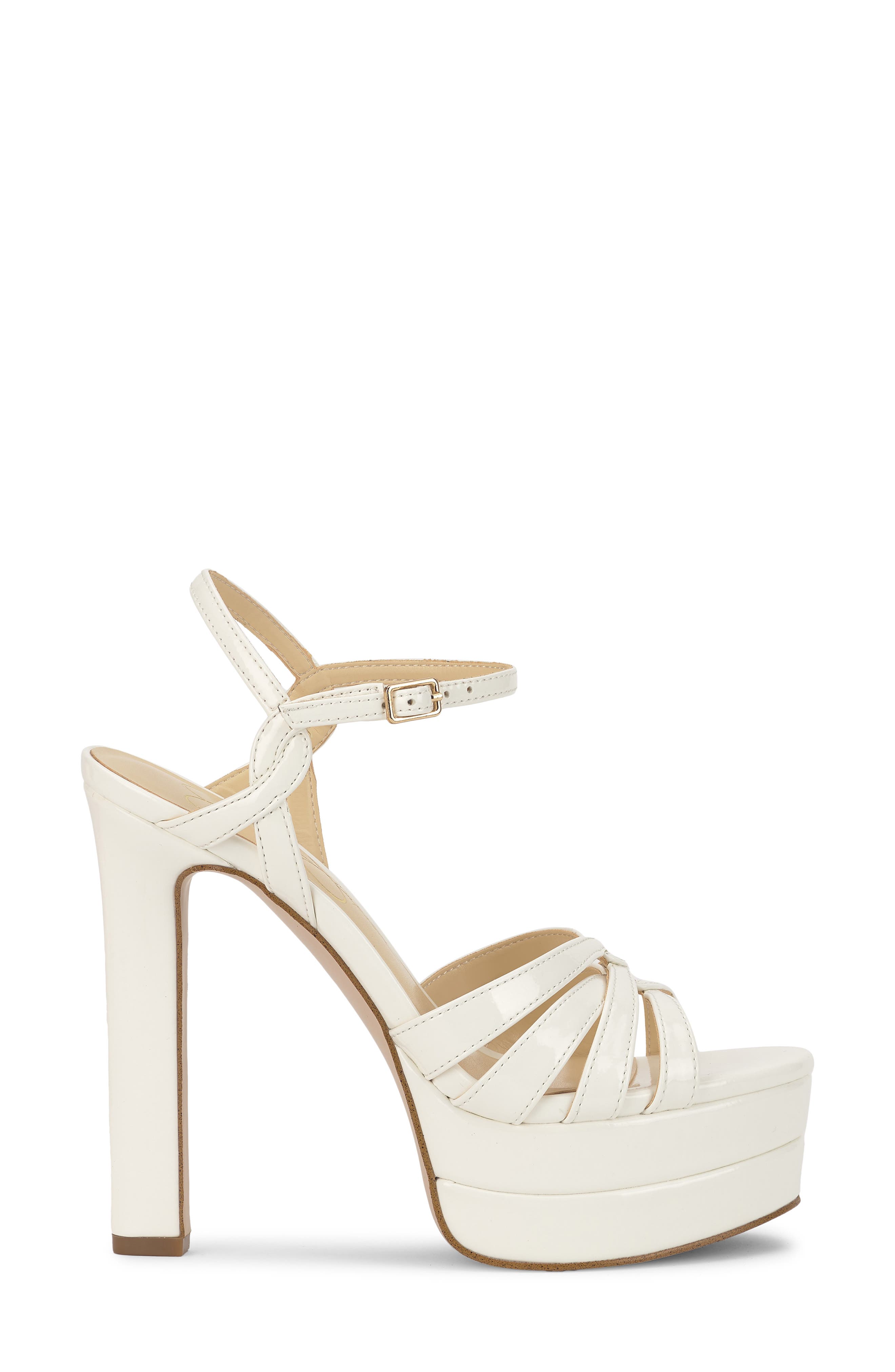 Jessica Simpson Itzari Ankle Strap Platform Sandal, Alternate, color, White 01