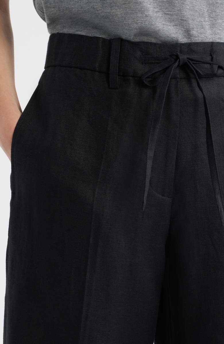 COS Linen Drawstring Pants, Alternate, color,