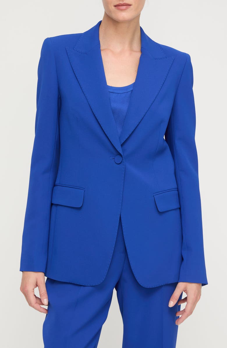 Lafayette 148 New York Finesse Crepe Blazer, Main, color,