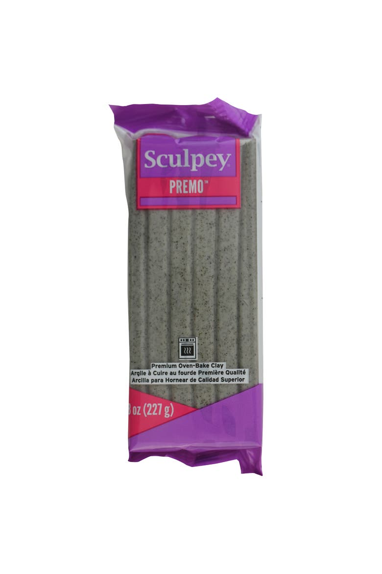 Gray Granite, 8oz Bar, Polymer Oven Bake Clay, Main, color, Gray