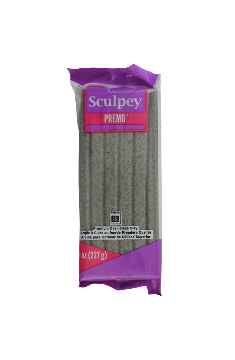 Sculpey Gray Granite, 8oz Bar, Polymer Oven Bake Clay, Main, color, Gray