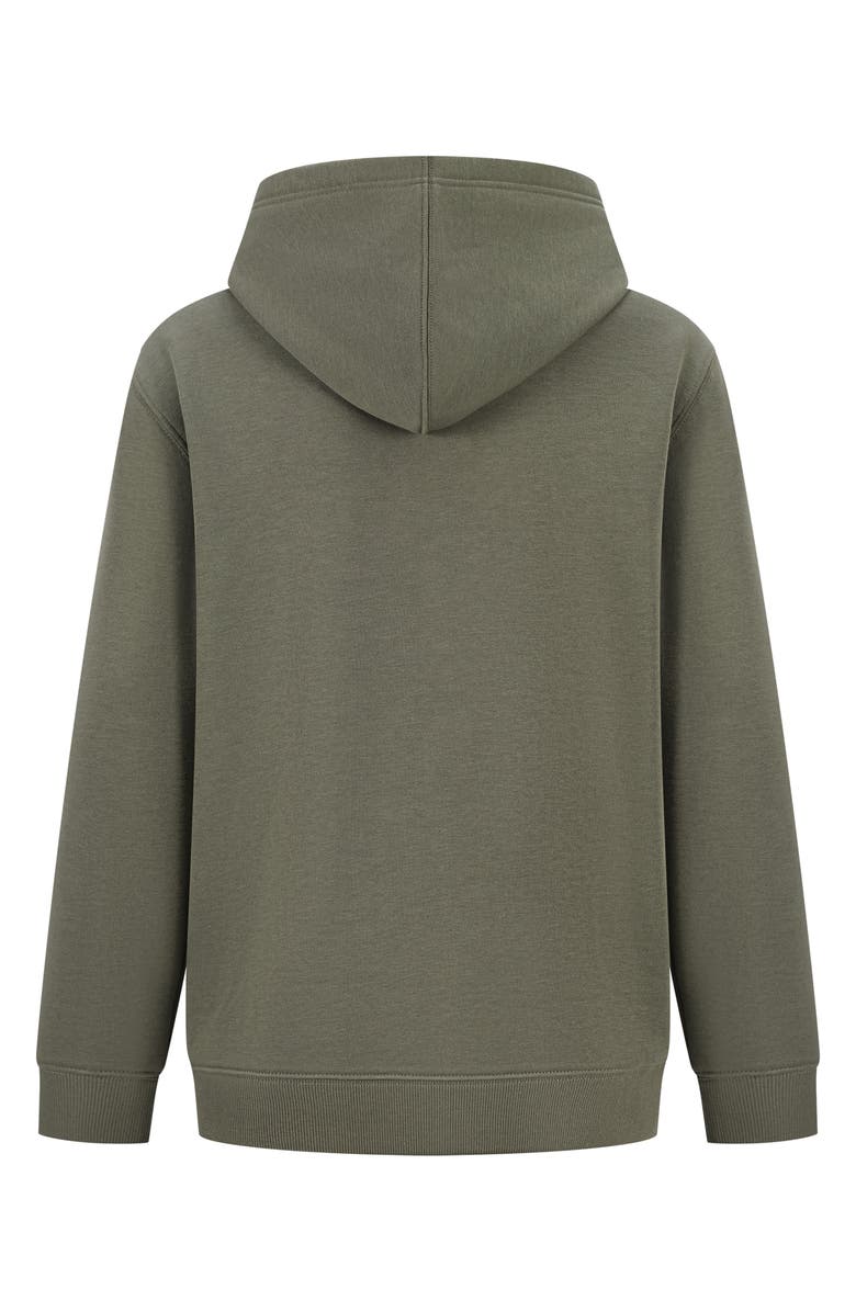 Quiksilver Kids' Omni Logo Fleece Pullover Hoodie, Alternate, color, Dusty Olive