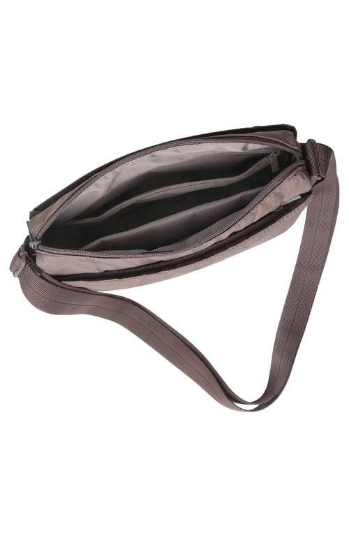 Hedgren Medium Eye Rfid Water Repellent Shoulder Bag In Gray