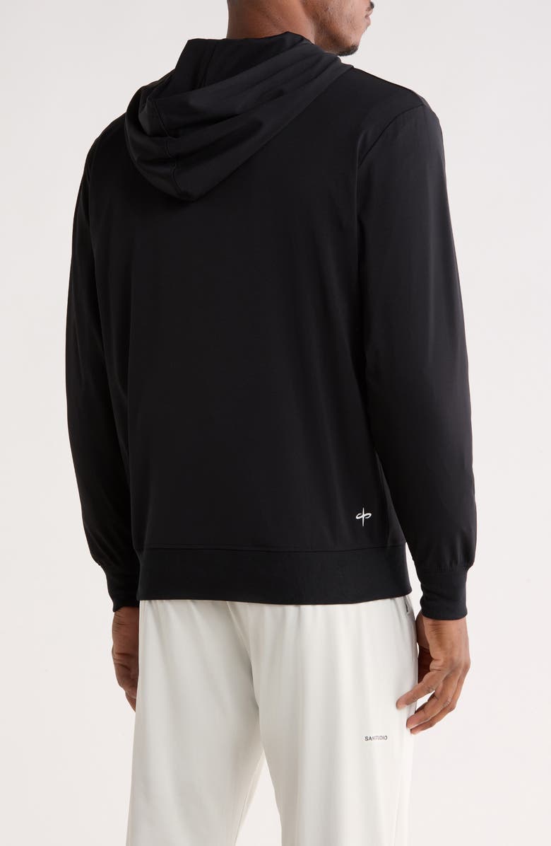 SANTO STUDIO Tempo Lite Zip Hoodie, Alternate, color, Black
