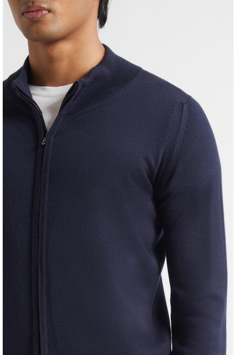 Claygate Merino Wool Cardigan, Alternate, color, MIDNIGHT