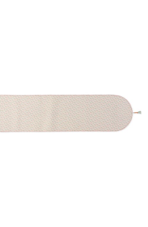 Design Imports Spring Bunny Embellished Table Runner In White
