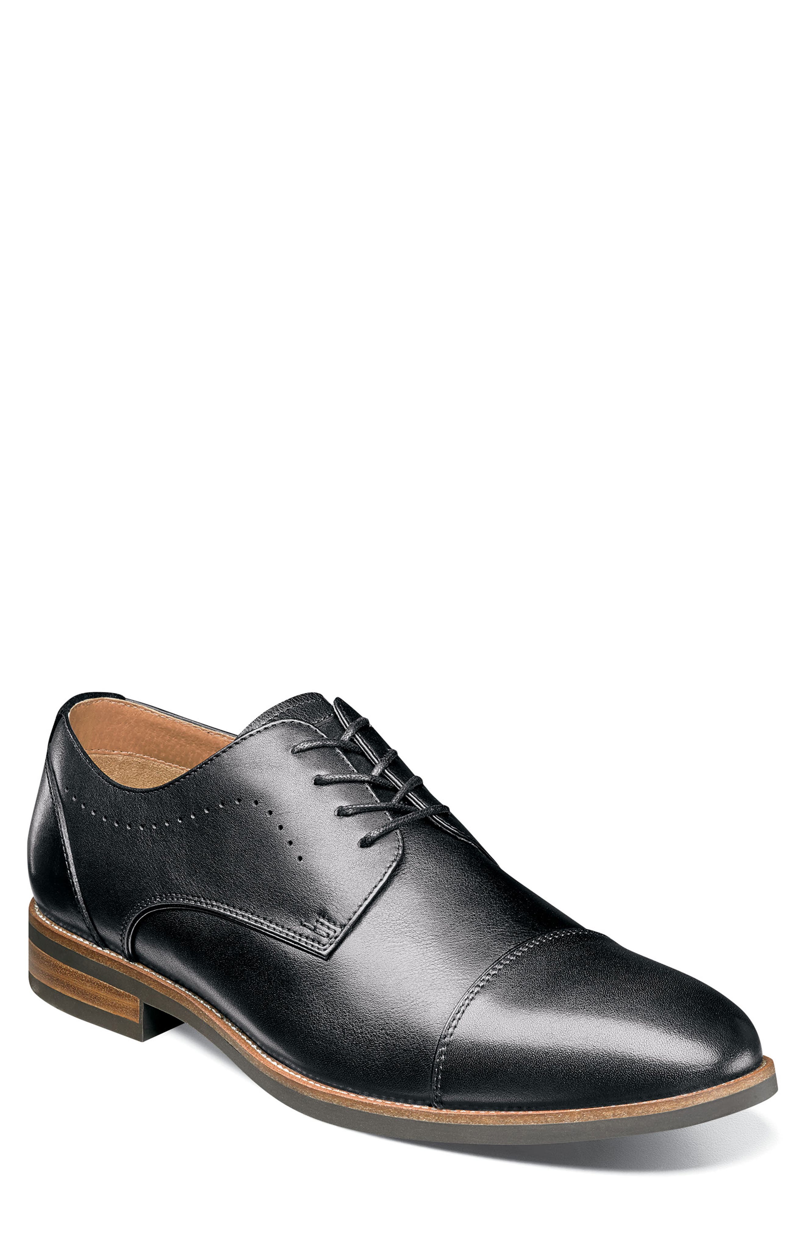 Florsheim Uptown Cap Toe Derby, Main, color, 