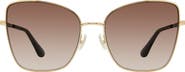 Stuart Weitzman 58mm Gradient Butterfly Sunglasses