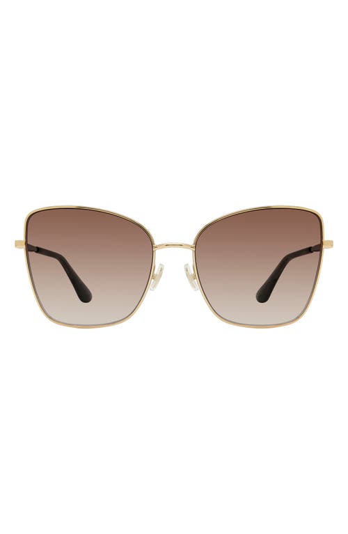 Stuart Weitzman 58mm Gradient Butterfly Sunglasses