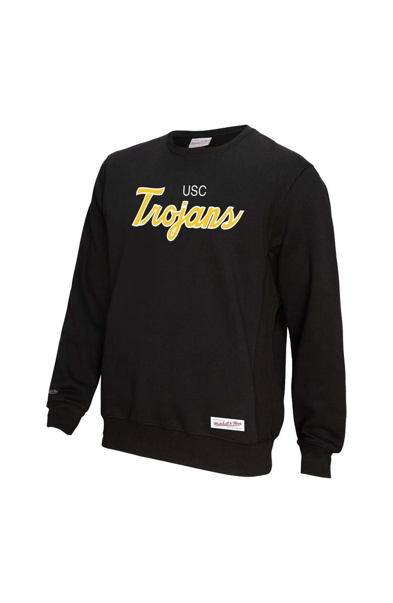 Mitchell & Ness Men's Mitchell & Ness Black USC Trojans Elite Script Pullover Sweatshirt, Alternate, color, Black