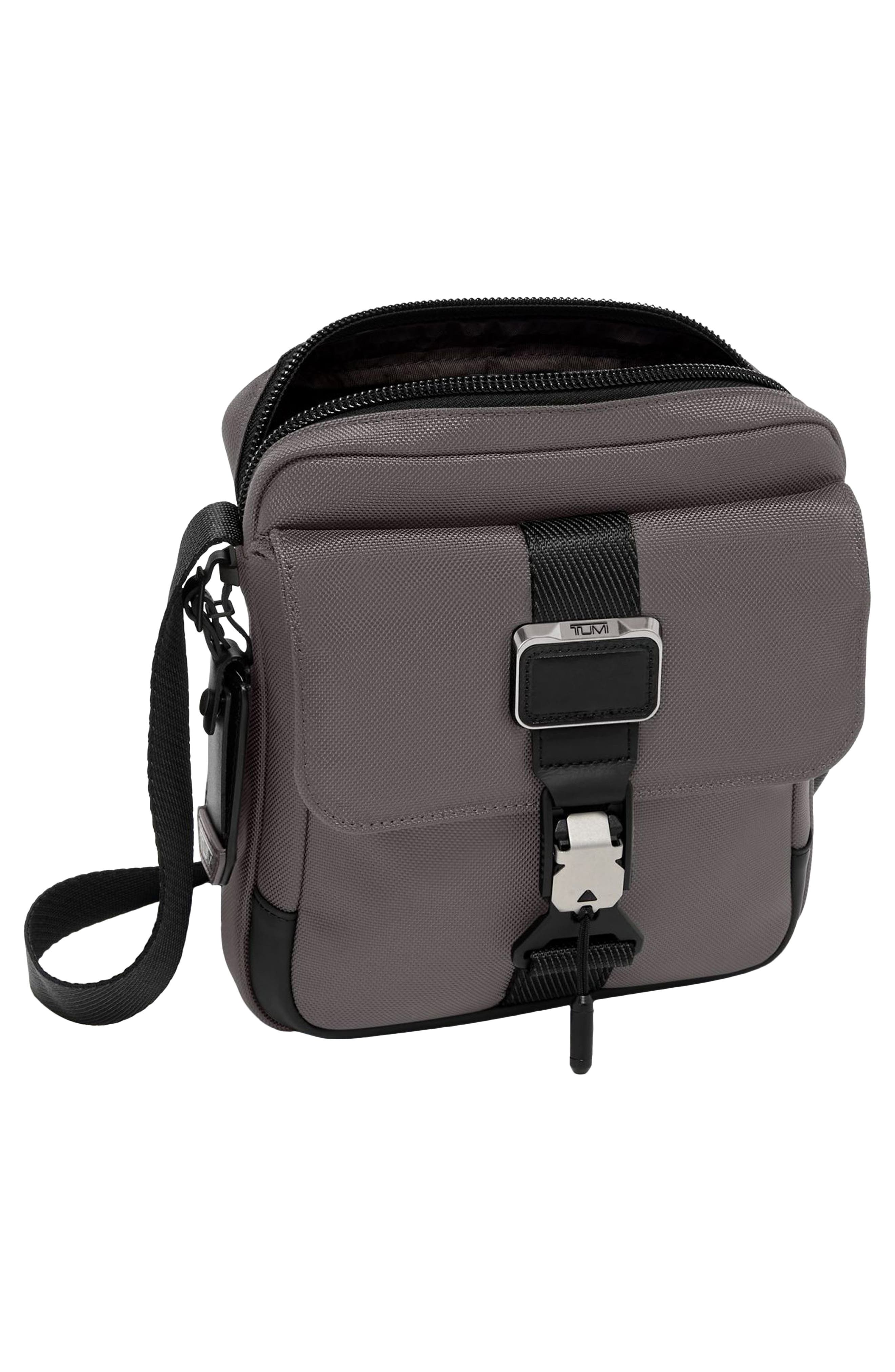 Alpha Bravo Junior Crossbody Bag, Alternate, color, CHARCOAL