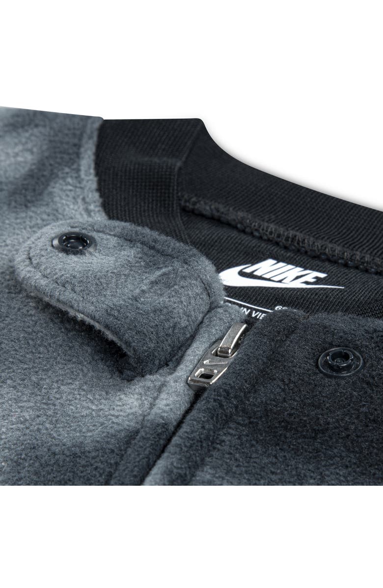 Nike Kids' Futura Storm Microfleece Footie, Alternate, color, Dark Smoke Grey