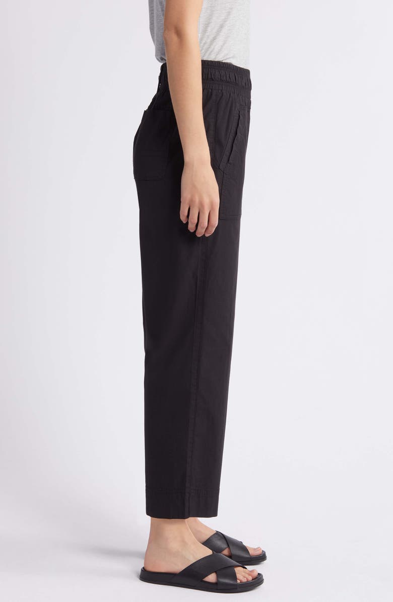 Wit & Wisdom Relaxed Straight Leg Pants, Alternate, color, Black