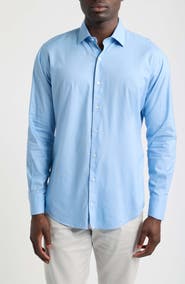 Peter Millar Cool Twill Cotton & Modal Sport Shirt