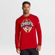 Nike Men's Nike Red Kansas City Chiefs Primetime Legend Icon Performance Long Sleeve T-Shirt