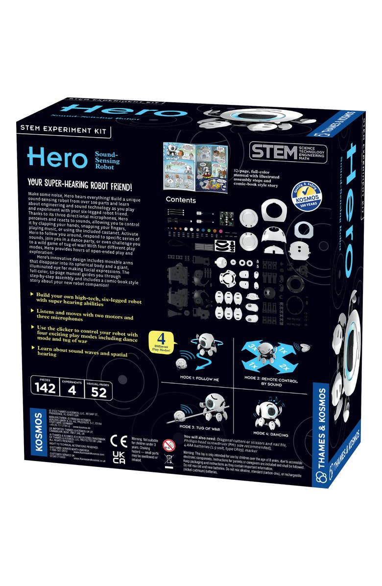 Thames & Kosmos Hero: Sound Sensing Robot, Alternate, color, Miscellaneous