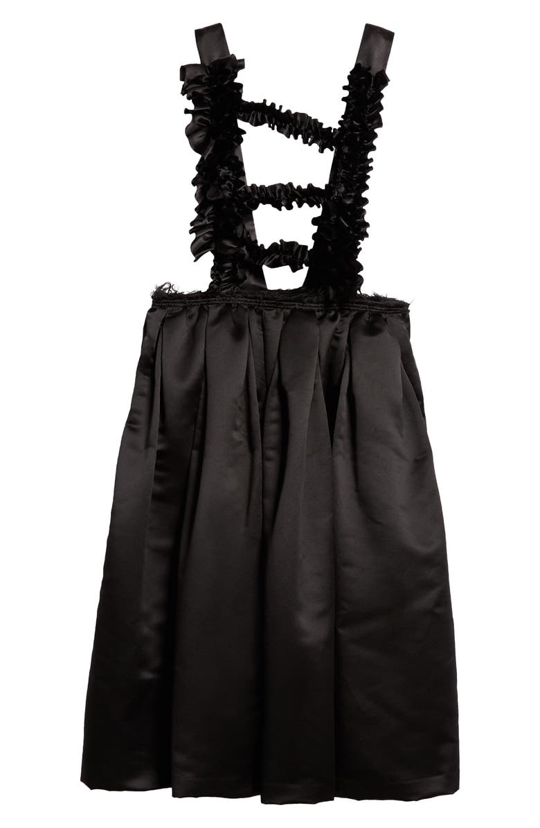Comme des Garçons Comme des Garçons Harness Strap Satin Dress, Alternate, color,