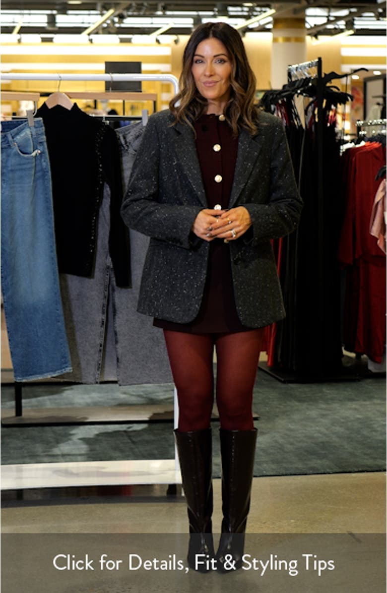 Textured Boyfriend Blazer, sales video thumbnail