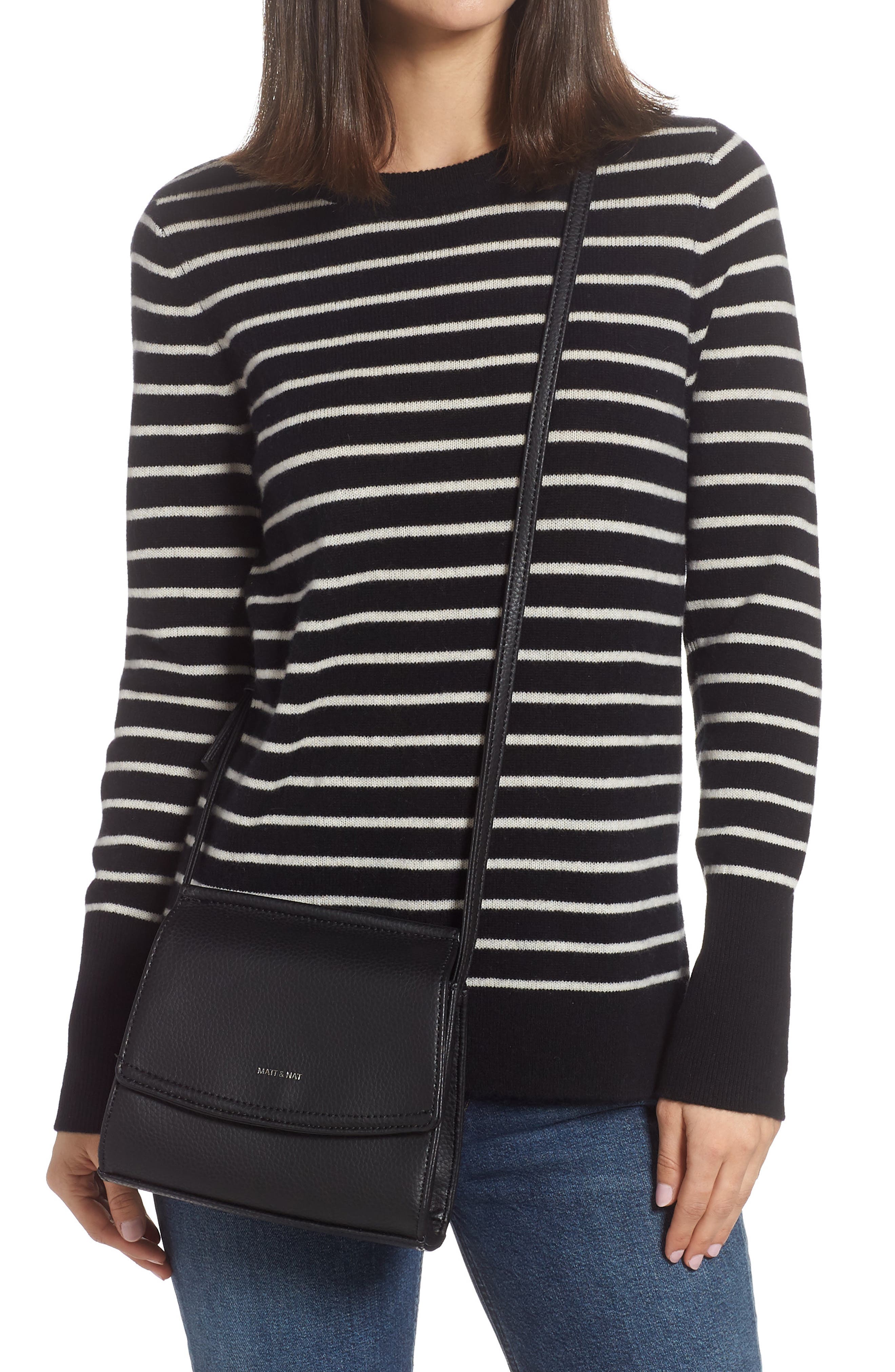 Matt & Nat Erika Vegan Leather Crossbody Bag, Alternate, color, 