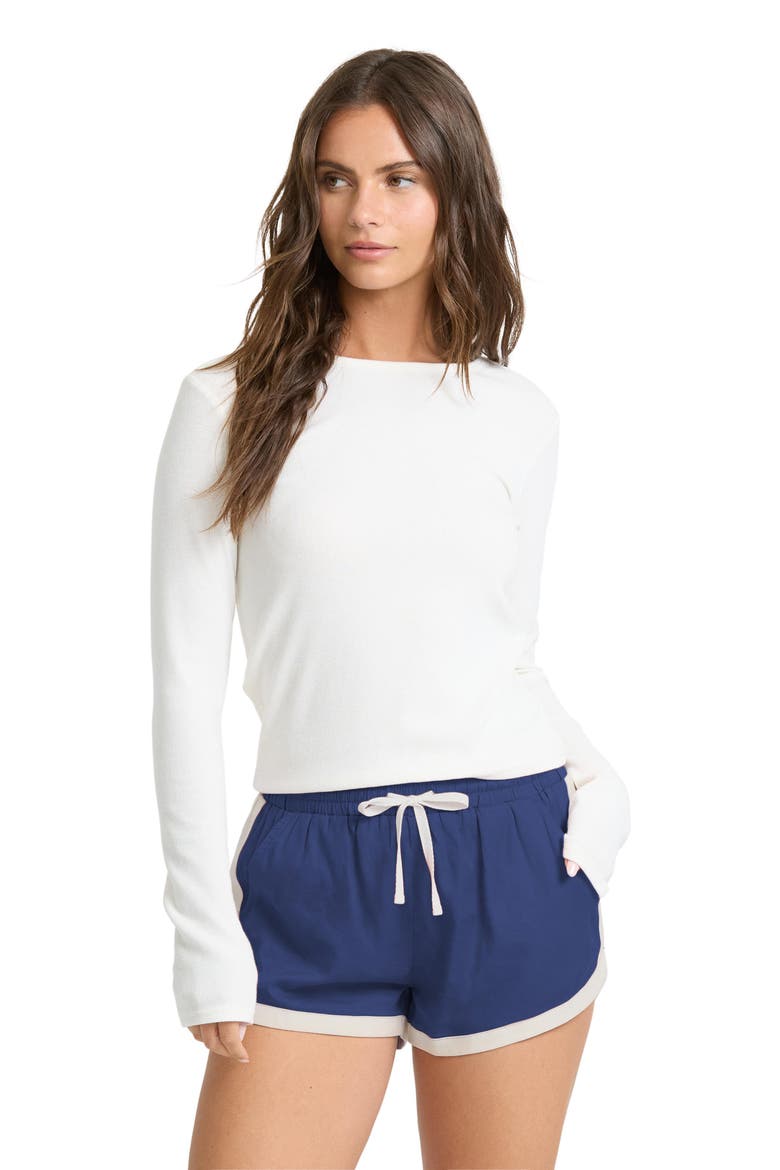 Road Trippin Drawstring Shorts, Alternate, color, CLASSIC NAVY