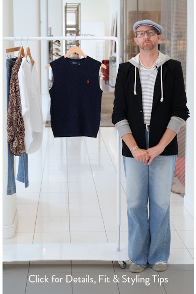 Wool & Cashmere Cable Vest video