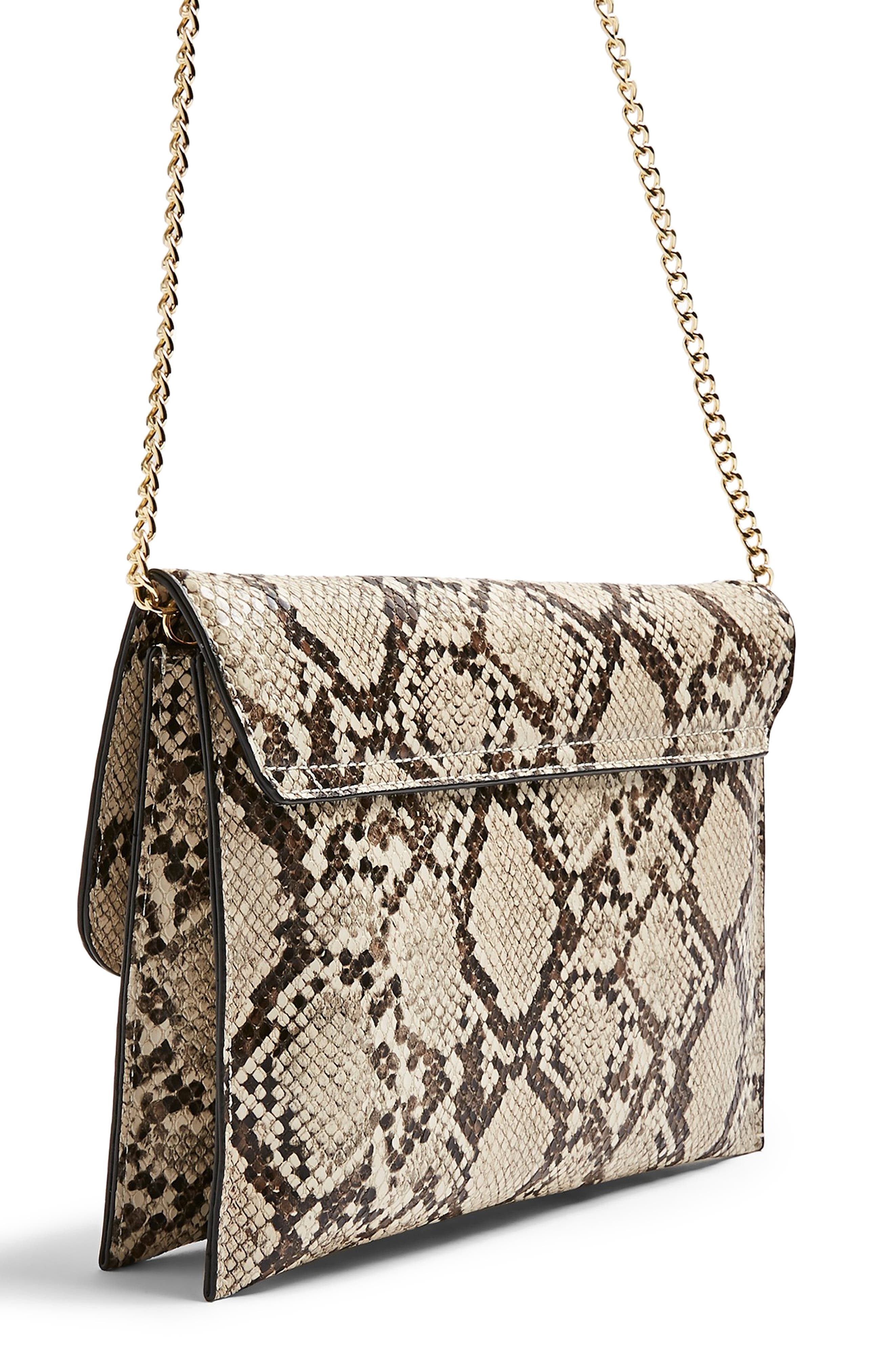 Panther Clutch, Alternate, color, BEIGE MULTI