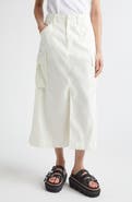 Sacai Insulated Nylon Twill & Satin Cargo Skirt