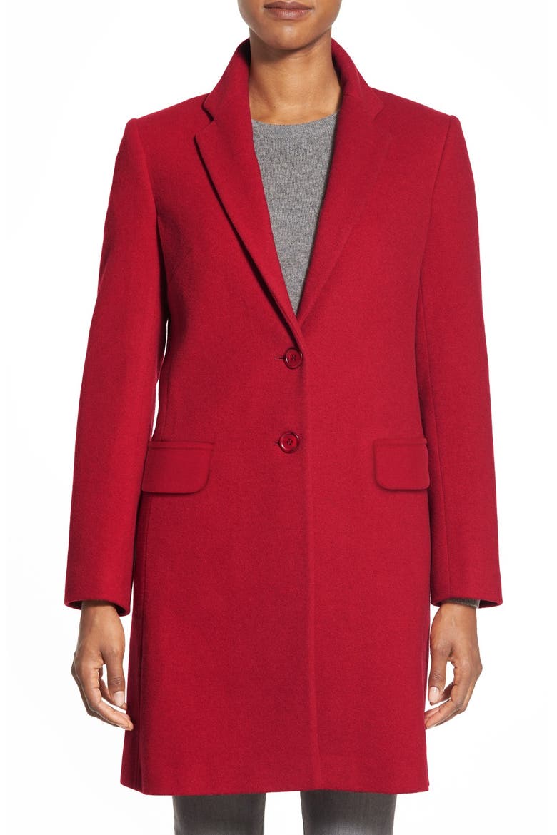 Charles Gray London College Coat, Main, color, RED