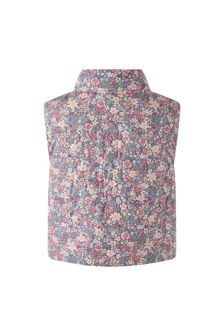 Floral Padded Gilet, Alternate, color, Pink