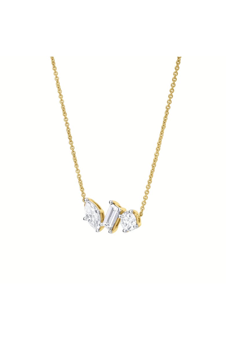Selara 14K Gold Lab Grown Diamond Necklace - 1.5 Ct, Alternate, color, 14K Yellow Gold