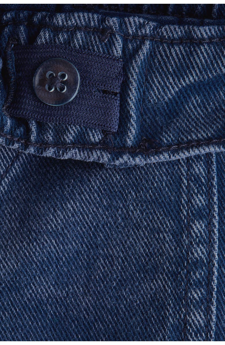 H&M Cotton Denim Trousers, Alternate, color, Dark Denim Blue