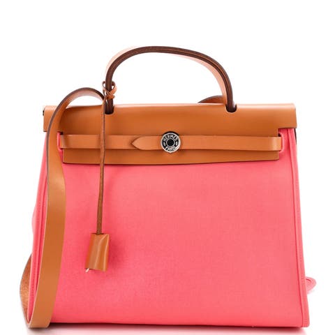 Herbag Zip Leather and Toile 31