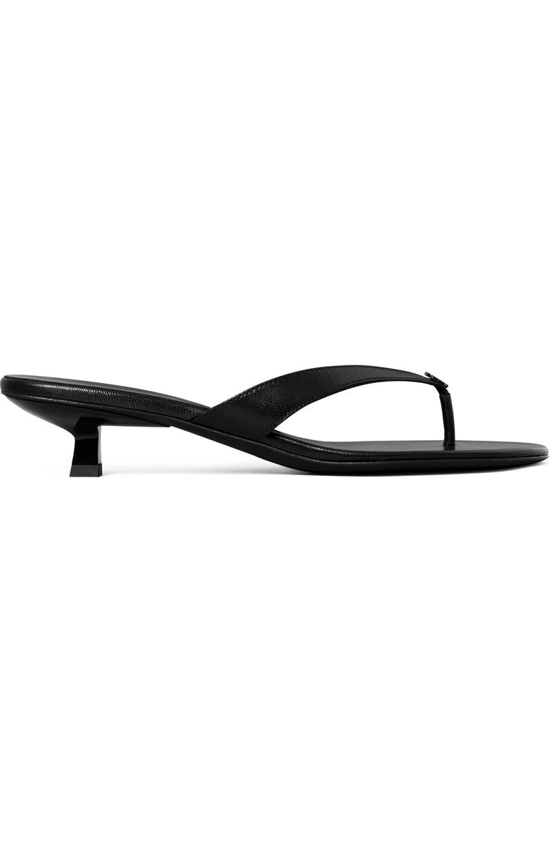 Tory Burch Capri Kitten Heel Thong Sandal, Alternate, color,