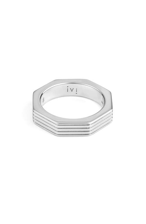 Ivi Los Angeles Octagon Band Ring