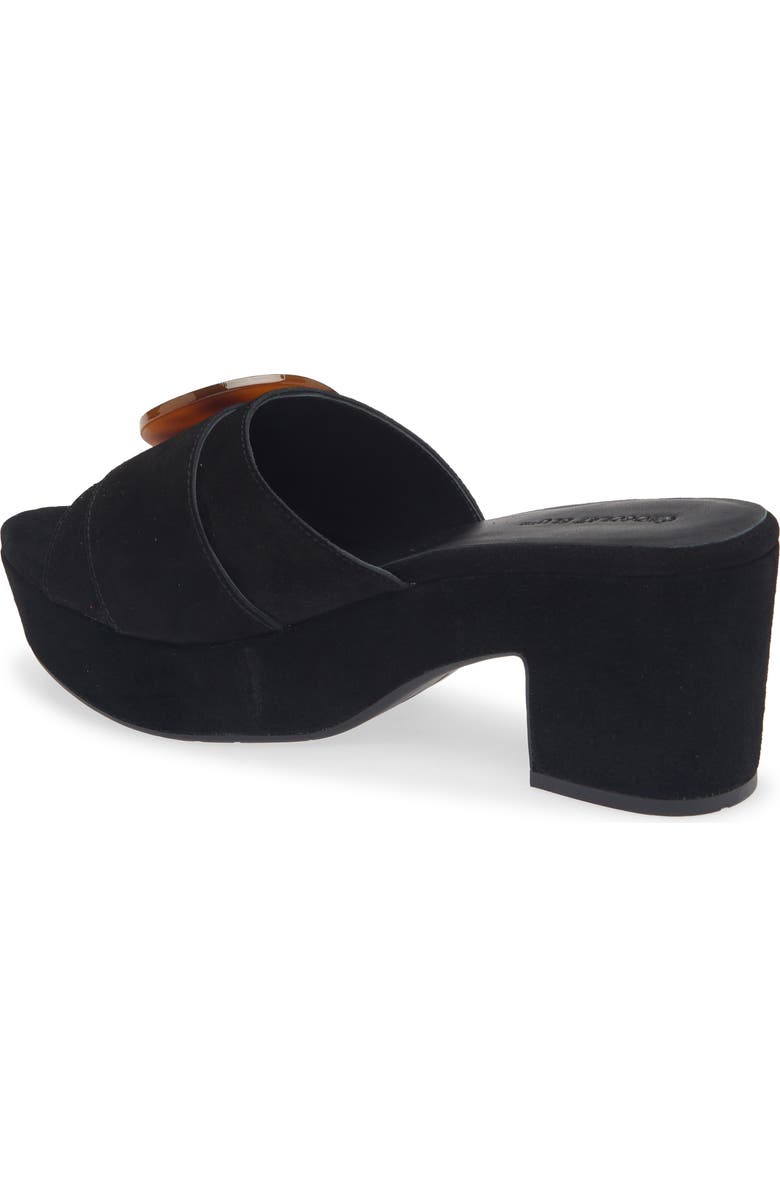 Chocolat Blu Garen Platform Slide Sandal, Alternate, color, Black Suede