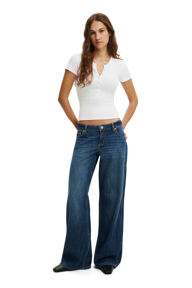 Women's Blake Henley Short Sleeve, Alternate, color, White