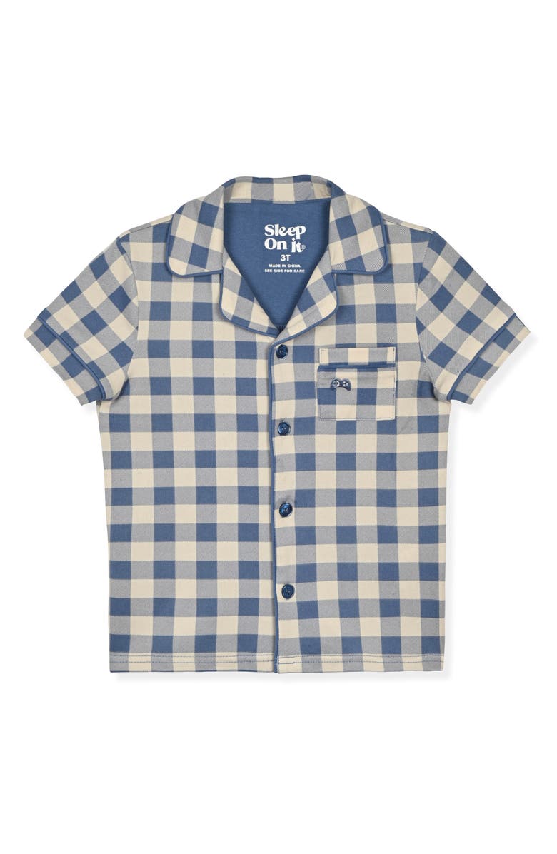 SLEEP ON IT Kids' 2-Piece Shorts Pajamas, Alternate, color, Blue