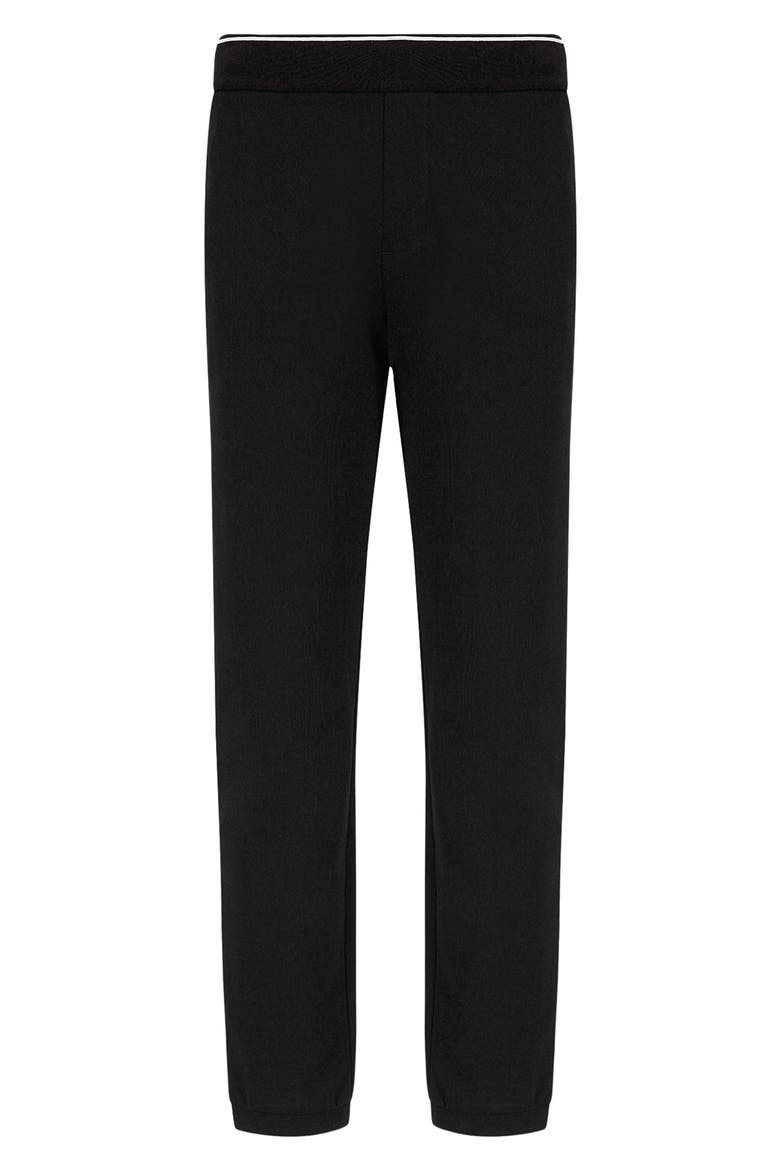 Logo Fleece Joggers, Alternate, color, BLACK