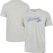 '47 Men's '47 Gray Detroit Lions Downburst Franklin T-Shirt