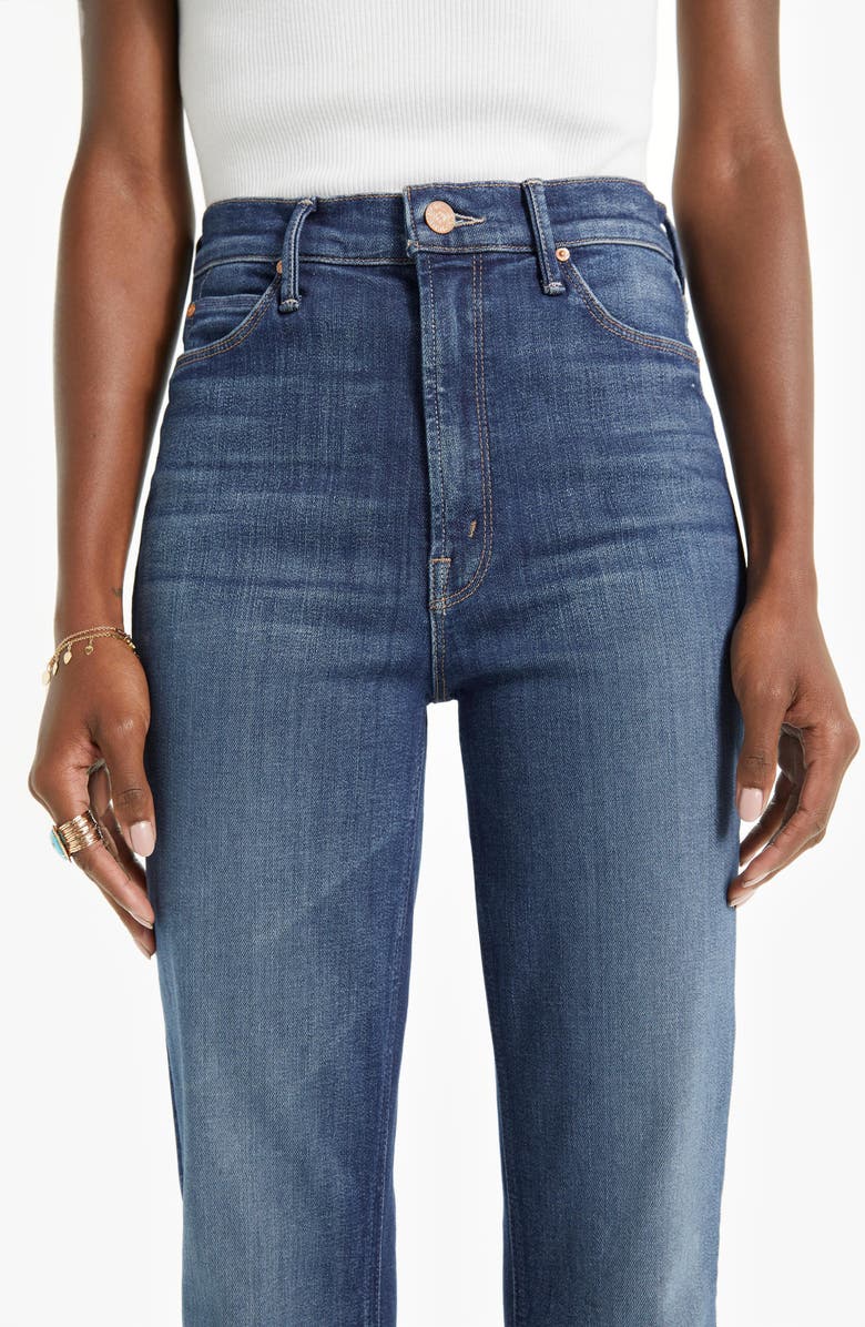 MOTHER The Dazzler High Waist Straight Leg Jeans, Alternate, color,
