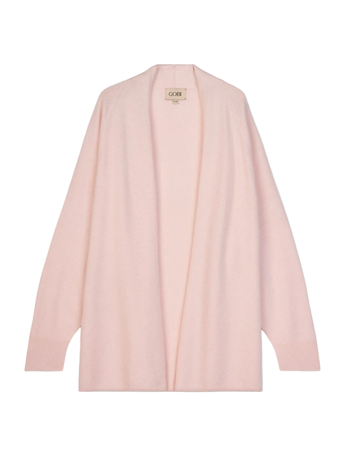 Cashmere Open-Front Cardigan
